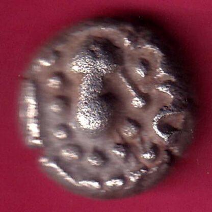ANCIENT INDIA GADHAYA DYNASTY KING PORTRAIT COIN - FB9459