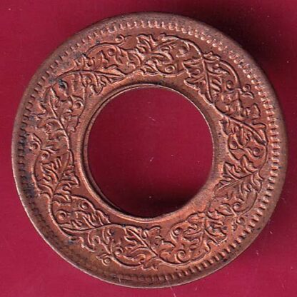 British india king george vi unc 1945 one pice beautiful copper coin  – Fb9481 - Image 2