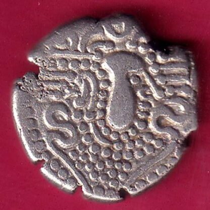 ANCIENT INDIA GADHAYA DYNASTY KING PORTRAIT COIN  – FB9504