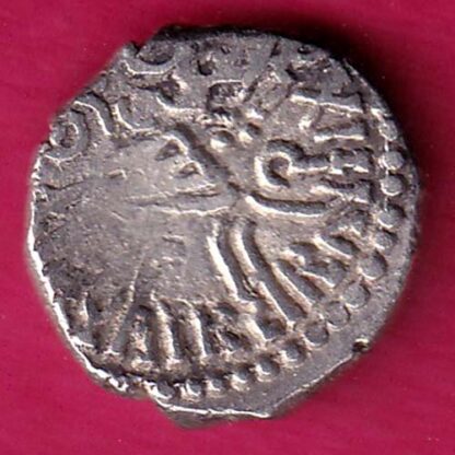 ANCIENT INDIA KSHATRAP DYNASTY KING PORTRAIT SILVER COIN:- S233 - Image 2