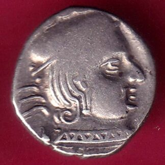 ANCIENT INDIA KSHATRAP DYNASTY KING PORTRAIT SILVER COIN – F2936