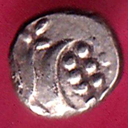 TRAVANCOR STATE RAJARAM VERMA IV SILVER CHUKRAM COIN  - F2995 - Image 2