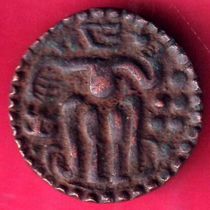 CANDY OF KINGDOM CEYLON CHOLA LILAVATI RARE COPPER COIN - F2998 - Image 2