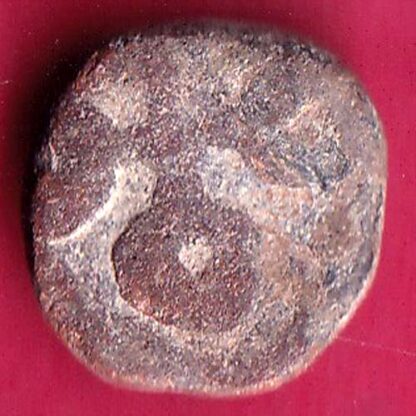 ANCIENT INDIA SATAVAHANA IKSHVAKU DYNASTY LEAD UNIT ELEPHANT STANDING COIN - F3006