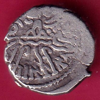 ANCIENT INDIA KSHATRAP DYNASTY KING PORTRAIT SILVER COIN - F3018 - Image 2