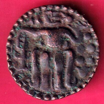 CANDY OF KINGDOM CEYLON CHOLA LILAVATI RARE COPPER COIN - F3036