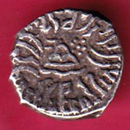 ANCIENT INDIA KSHATRAP DYNASTY KING PORTRAIT SILVER COIN - F3121