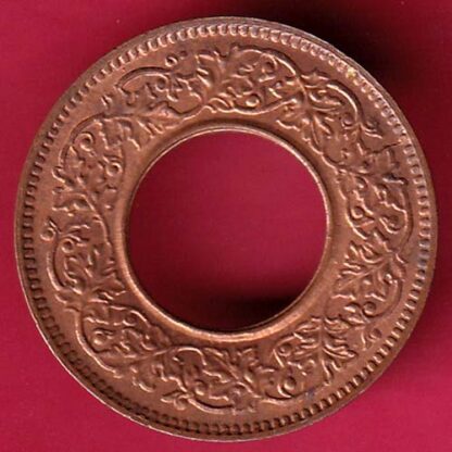 British india king george vi 1944 one pice beautiful copper coin  – F3184 - Image 2