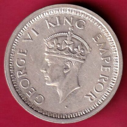 British India 1945 Bombay Mint George Vi One Rupee – F3190 - Image 2