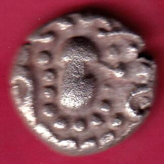 ANCIENT INDIA GADHAYA DYNASTY KING PORTRAIT COIN – F3215