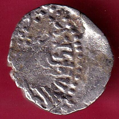 ANCIENT INDIA KSHATRAP DYNASTY KING PORTRAIT SILVER COIN– F3242 - Image 2