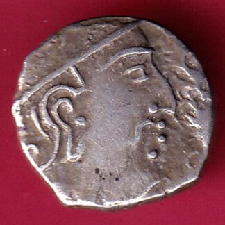 Ancient India Gupta Dynasty Kings Portrait Silver coin – F3247