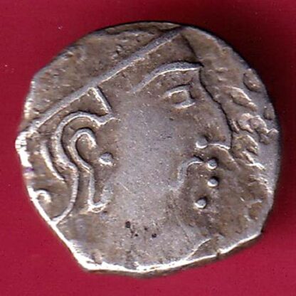 Ancient India Gupta Dynasty Kings Portrait Silver coin – F3247