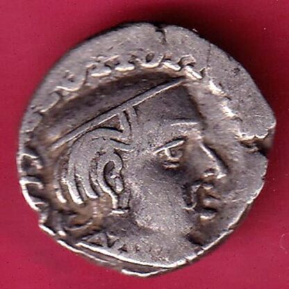 ANCIENT INDIA KSHATRAP DYNASTY KING PORTRAIT SILVER COIN– F3251