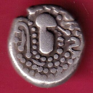 ANCIENT INDIA GADHAYA DYNASTY KING PORTRAIT COIN – F3294