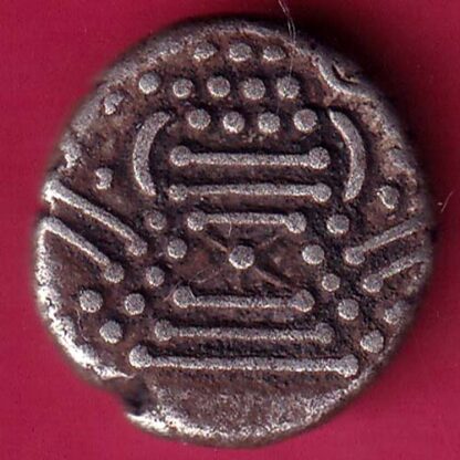 ANCIENT INDIA GADHAYA DYNASTY KING PORTRAIT COIN – FB9561 - Image 2