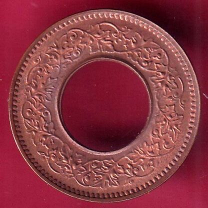 British india king george vi 1944 one pice beautiful copper coin  – FB9598 - Image 2