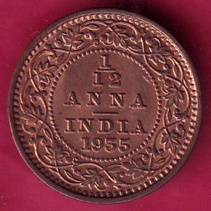 BRITISH INDIA 1929 GEORGE V KING EMPEROR ONE QUARTER ANNA – FB9612