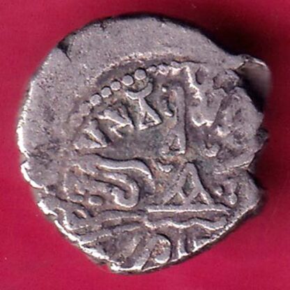 ANCIENT INDIA KSHATRAP DYNASTY KING PORTRAIT SILVER COIN – FB9625 - Image 2
