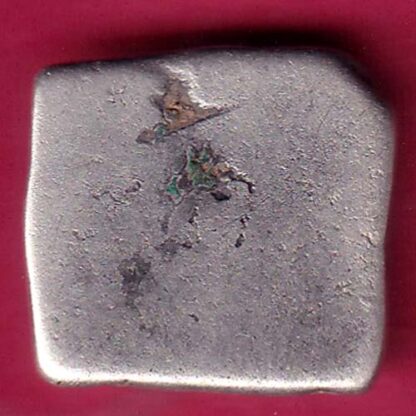 ANCIENT INDIA MAURYAN PERIOD ANIMAL STANDING MAGADH DYNASTY SILVER PUNCHMARK - FB9650 - Image 2