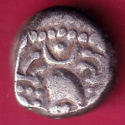 ANCIENT INDIA GADHAYA DYNASTY KING PORTRAIT COIN – FB9714