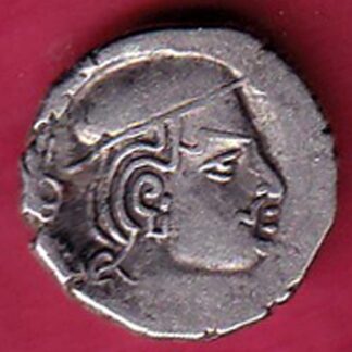 ANCIENT INDIA KSHATRAP DYNASTY KING PORTRAIT SILVER COIN - FB9751