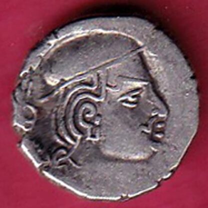 ANCIENT INDIA KSHATRAP DYNASTY KING PORTRAIT SILVER COIN - FB9751
