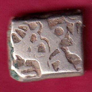ANCIENT INDIA MAURYAN PERIOD ANIMAL STANDING MAGADH DYNASTY SILVER PUNCHMARK – FB9775