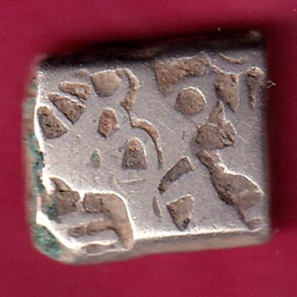 ANCIENT INDIA MAURYAN PERIOD ANIMAL STANDING MAGADH DYNASTY SILVER PUNCHMARK – FB9775