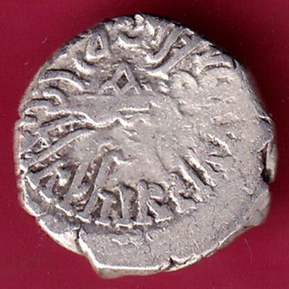 ANCIENT INDIA KSHATRAP DYNASTY KING PORTRAIT SILVER COIN – FB9791 - Image 2