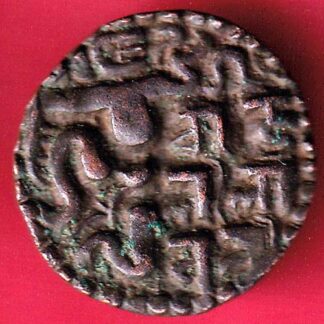 CANDY OF KINGDOM CEYLON CHOLA LILAVATI COPPER COIN  :-FB9830