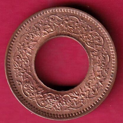 British india king george vi 1944 one pice beautiful copper coin - FB9846 - Image 2