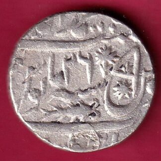Awadh State AH 1215 RY 26 muhammadabad banaras mint Rare Silver rupee - FB9849
