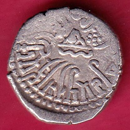ANCIENT INDIA KSHATRAP DYNASTY KING PORTRAIT SILVER COIN - FB9884 - Image 2
