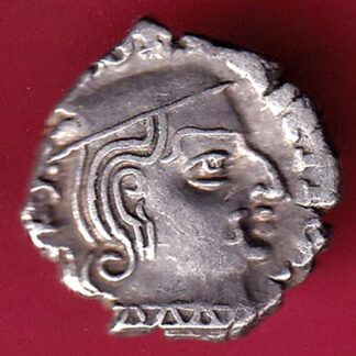 ANCIENT INDIA KSHATRAP DYNASTY KING PORTRAIT SILVER COIN- FB9896