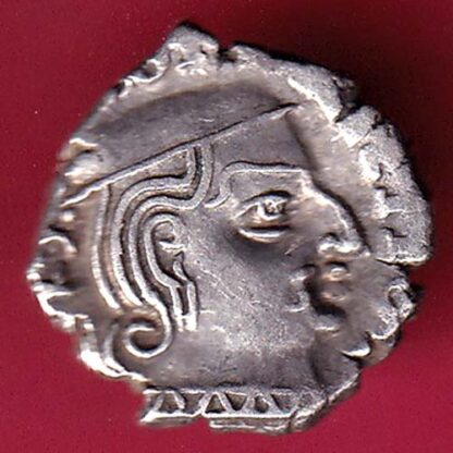 ANCIENT INDIA KSHATRAP DYNASTY KING PORTRAIT SILVER COIN- FB9896