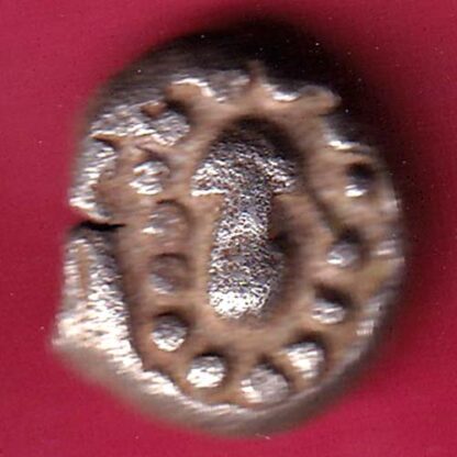 ANCIENT INDIA GADHAYA DYNASTY KING PORTRAIT COIN - FB9939