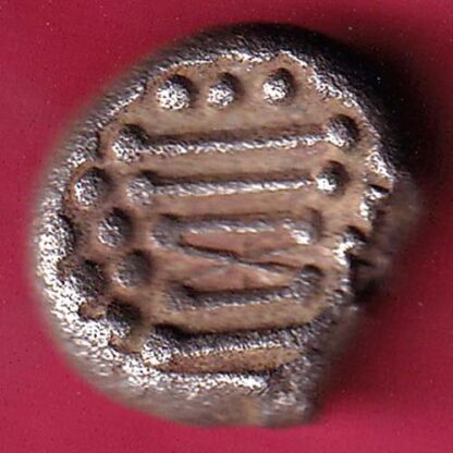 ANCIENT INDIA GADHAYA DYNASTY KING PORTRAIT COIN - FB9939 - Image 2