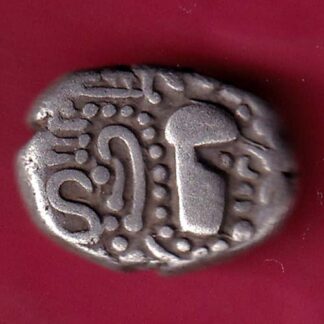 ANCIENT INDIA GADHAYA DYNASTY KING PORTRAIT COIN - FB9955