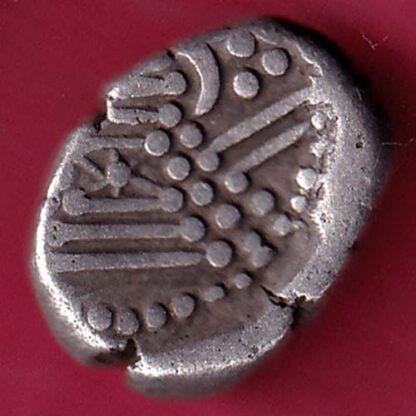 ANCIENT INDIA GADHAYA DYNASTY KING PORTRAIT COIN - FB9955 - Image 2