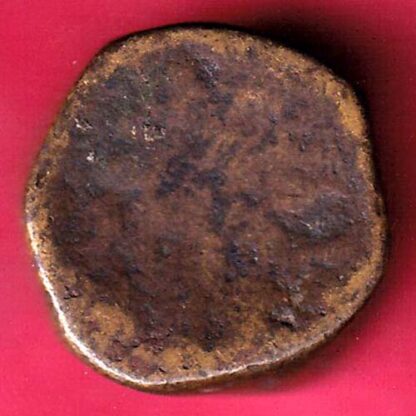 Radhanpur state jorawar Khan copper paisa "JO" letter with different style Weight – 8.31  gm  - FC10 - Image 2