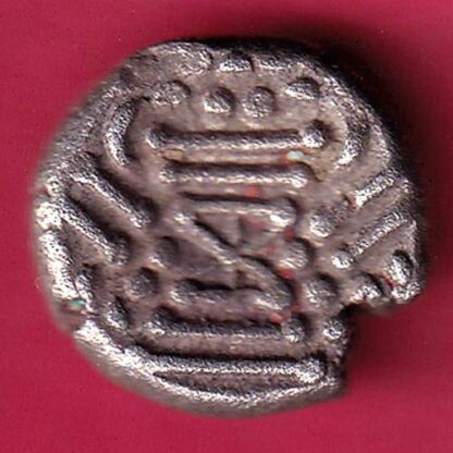 ANCIENT INDIA GADHAYA DYNASTY KING PORTRAIT COIN - F3274 - Image 2