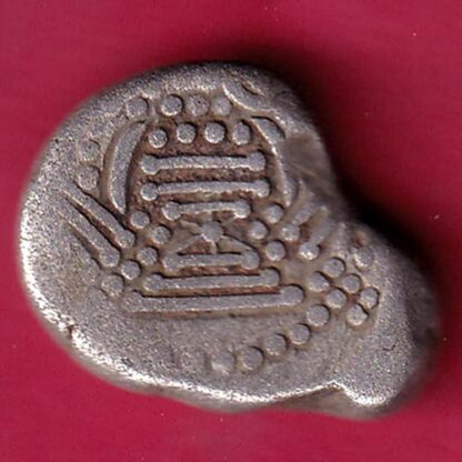 ANCIENT INDIA GADHAYA DYNASTY KING PORTRAIT COIN - F3345 - Image 2
