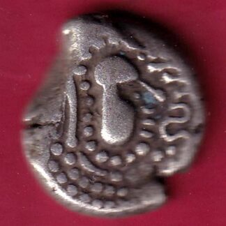 ANCIENT INDIA GADHAYA DYNASTY KING PORTRAIT COIN – F3381