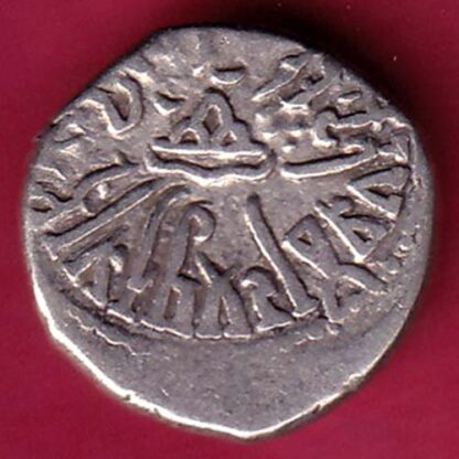 ANCIENT INDIA KSHTRAP DYNASTY KINGS PORTRAIT SILVER COIN – F3390 - Image 2