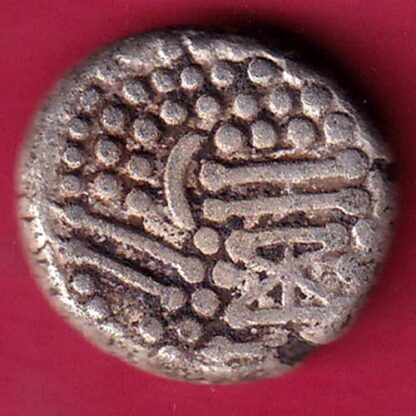 ANCIENT INDIA GADHAYA DYNASTY KING PORTRAIT COIN – F3393 - Image 2