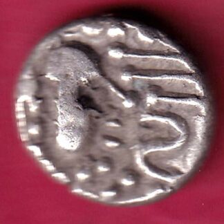 ANCIENT INDIA GADHAYA DYNASTY KING PORTRAIT COIN – F3401