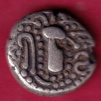 ANCIENT INDIA GADHAYA DYNASTY KING PORTRAIT COIN :- F3437