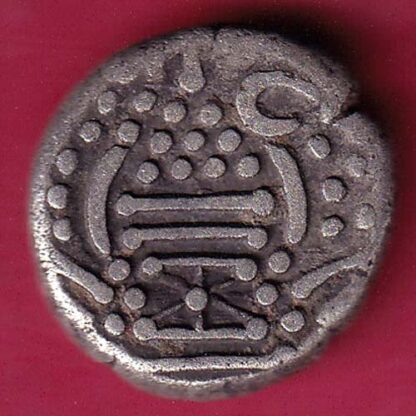 ANCIENT INDIA GADHAYA DYNASTY KING PORTRAIT COIN :- F3437 - Image 2