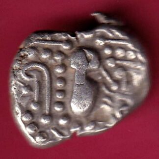 ANCIENT INDIA GADHAYA DYNASTY KING PORTRAIT COIN:- F3447